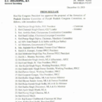 Congress appoints Pradesh Election Committee of Punjab