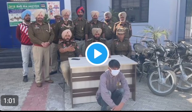 Patiala police recover 6 stolen motorcycles from thieves