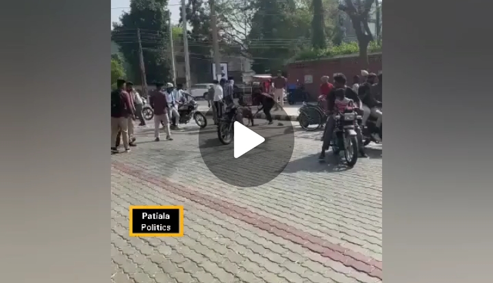 Group fight outside Patiala school,flashes swords