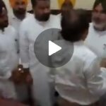 Chetan Jauramajra gets angry during Baba Farid University visit