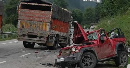 Newly wed couple killed in Chandigarh-Manali Thar Accident