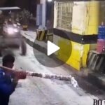 Tractors of Sand Mafia smash through toll-plaza breaking barricades