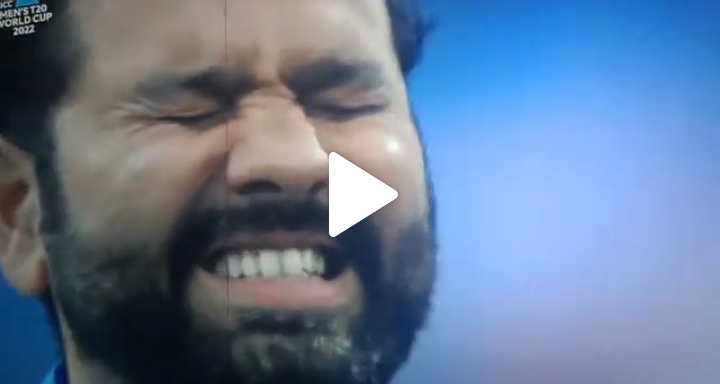 Rohit Sharma get emotional during the time of National Anthem.