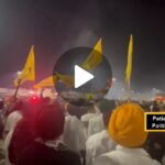 Brampton:Supporter clash with Indian and Khalistan flags in hand during Diwali 2022