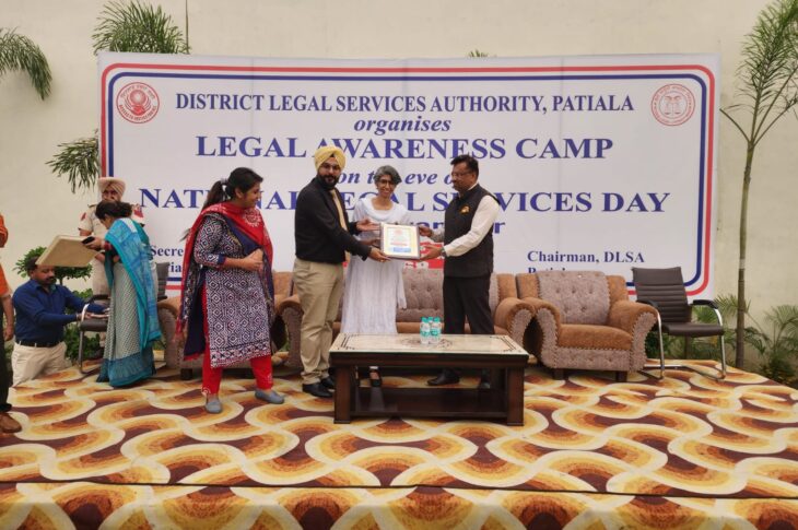 Patiala: "National Legal Service Day" Celebrated in Playways High School On 9 Nov