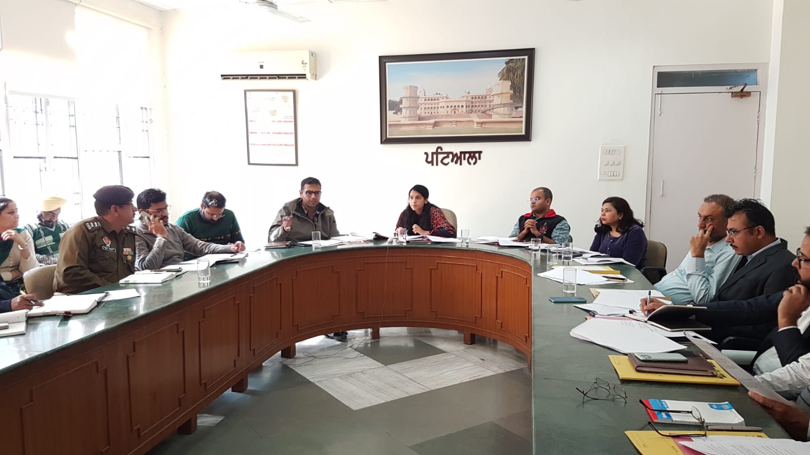 DC Patiala reviews ongoing work on Heritage Street