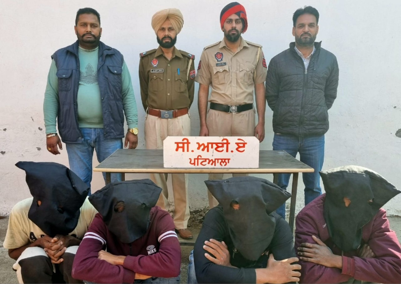 Gang of burglars busted with arrest of four in Patiala