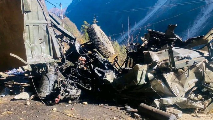 16 soldiers killed after army truck falls into gorge in #Sikkim