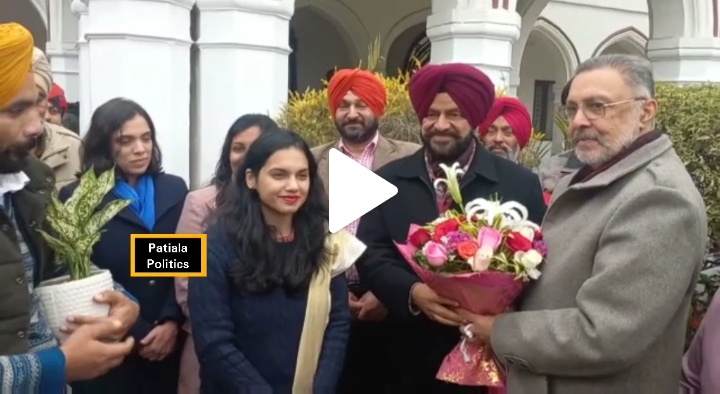 Warm Welcome by Dr. Balbir Singh by Patiala People