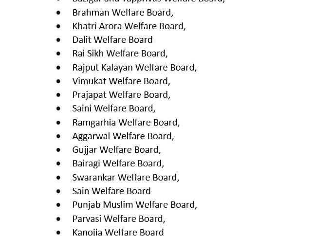 Punjab government dissolved 20 welfare boards