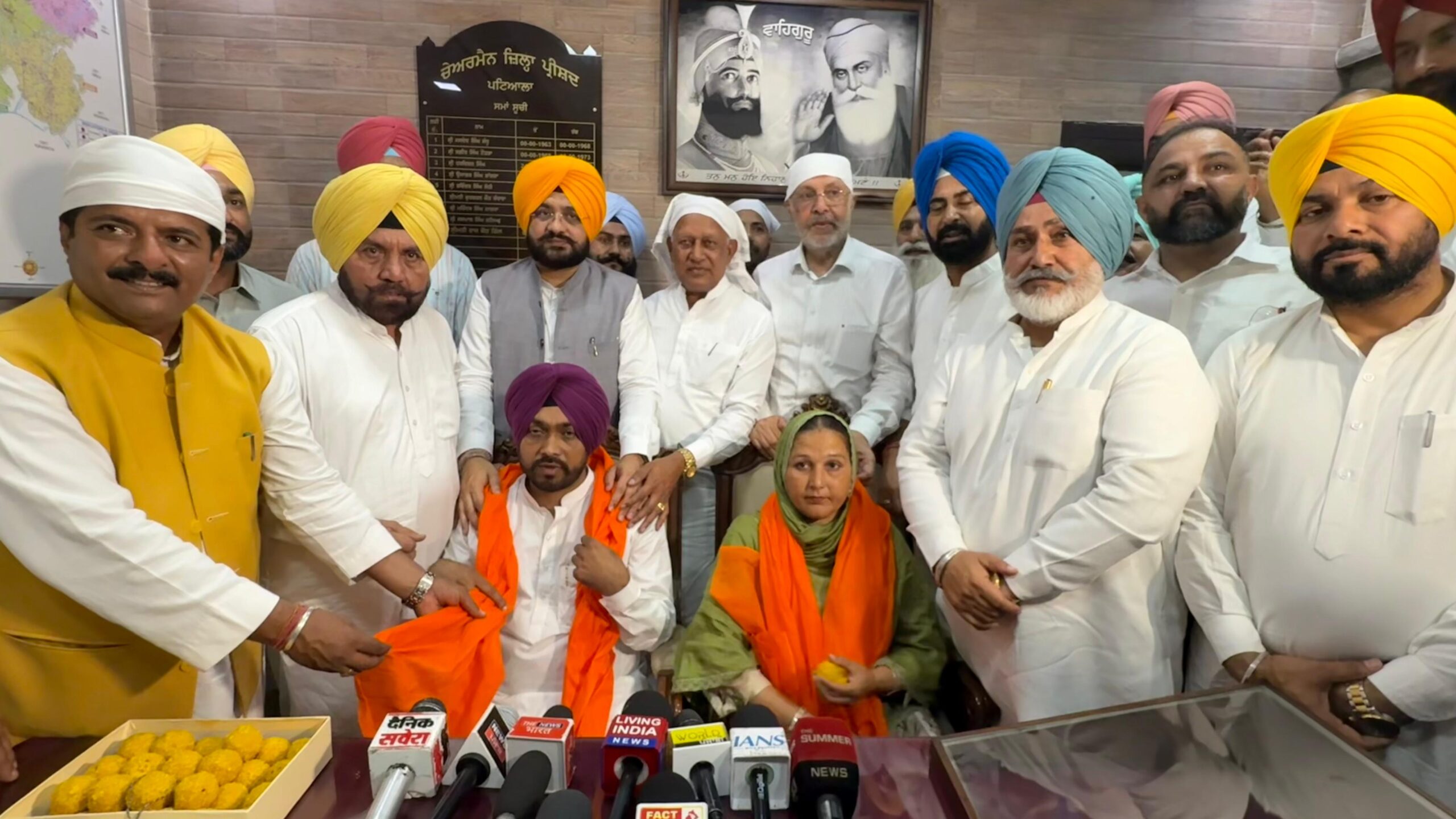 Patiala News: ਗੁਰਦੇਵ ਸਿੰਘ ਟਿਵਾਣਾ ਦੇ ਜ਼ਿਲ੍ਹਾ ਪ੍ਰੀਸ਼ਦ ਚੇਅਰਮੈਨ ਬਣਨ ਨਾਲ ਪਟਿਆਲਾ ਜ਼ਿਲ੍ਹੇ ਦੇ ਪੇਂਡੂ ਵਿਕਾਸ ਨੂੰ ਮਿਲੇਗੀ ਹੋਰ ਰਫ਼ਤਾਰ- ਤਰੁਨਪ੍ਰੀਤ ਸਿੰਘ ਸੌਂਦ, ਡਾ. ਬਲਬੀਰ ਸਿੰਘ, ਬਰਿੰਦਰ ਗੋਇਲ 