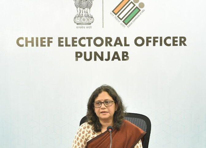 Punjab News: Revised schedule of Special Intensive Revision(SIR) for the State of Punjab issued by ECI: CEO Anindita Mitra