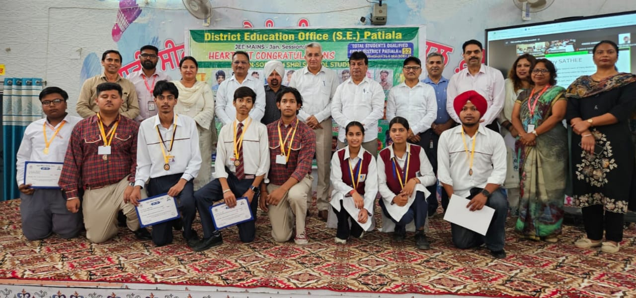 Patiala district tops in JEE Mains 2026