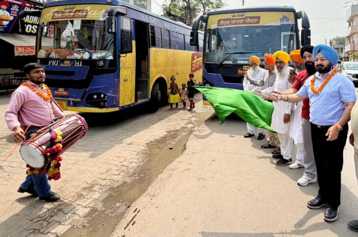 Patiala News: ਵਿਧਾਇਕ ਅਜੀਤਪਾਲ ਸਿੰਘ ਕੋਹਲੀ ਵੱਲੋਂ ਵਾਰਡ ਨੰ:46 ਤੋਂ ਸ਼ਰਧਾਲੂਆਂ ਦੀ ਬੱਸ ਰਵਾਨਾ