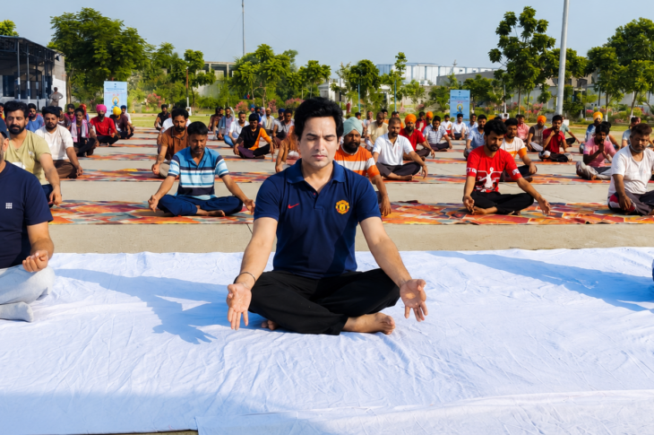 Punjab News: Inmates at Central Jail, Sri Goindwal Sahib Perform Yoga on International Yoga Day