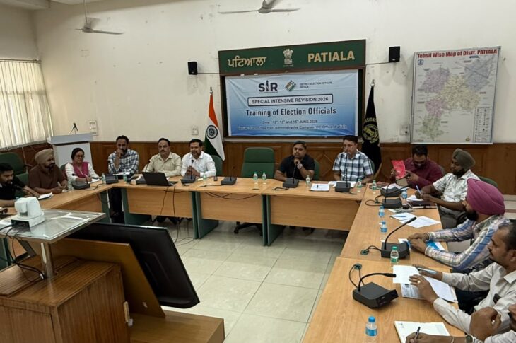 Patiala News: Training for Upcoming Special Intensive Revision (SIR) Begins at DEO Level in Patiala