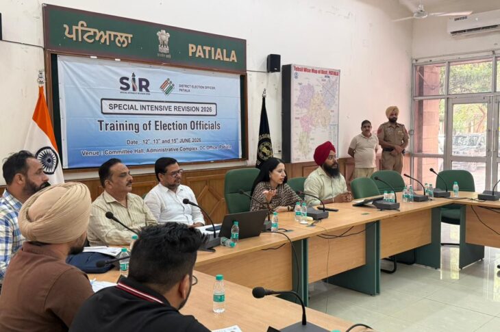 Patiala News: ਪਟਿਆਲਾ ਵਿਖੇ ਐਸ.ਆਈ.ਆਰ ਸਬੰਧੀ ਦੂਜੇ ਦਿਨ ਵੀ ਹੋਈ ਸਿਖਲਾਈ