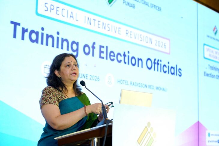 Punjab News: CEO Punjab Mrs. Anindita Mitra conducts training for officers deployed for the conduct of SIR