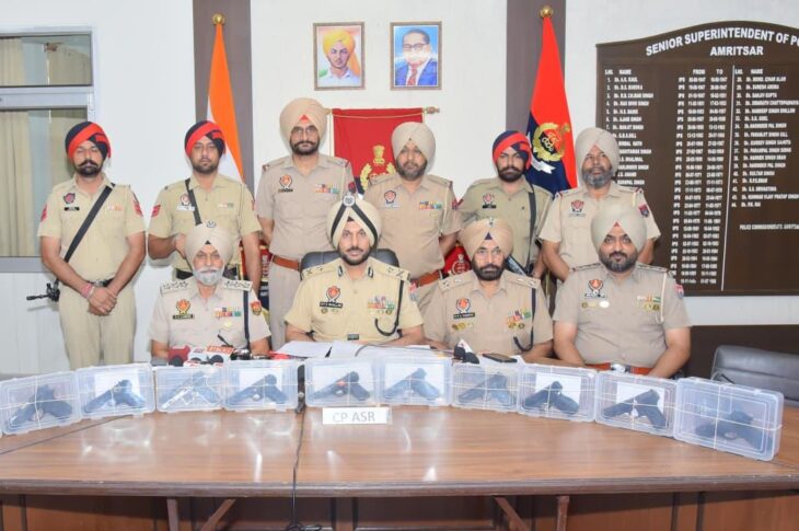 EIGHT LINKED TO CROSS-BORDER ILLEGAL ARMS SMUGGLING MODULE HELD WITH 11 SOPHISTICATED PISTOLS*