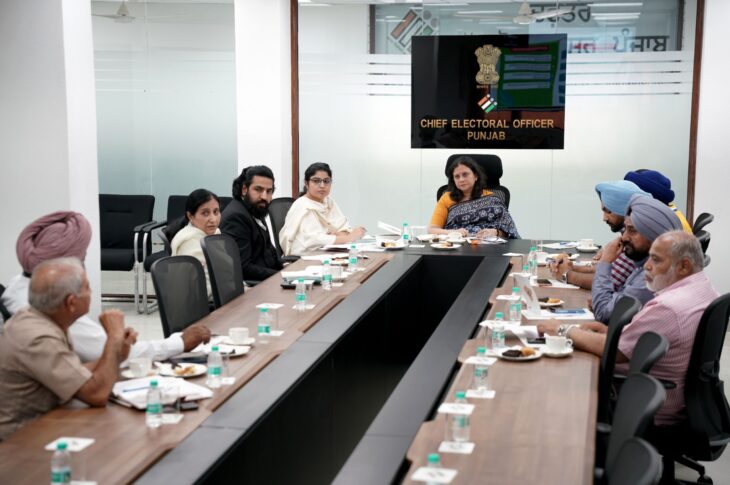 Punjab News: CEO Anindita Mitra meets with political parties ahead of house-to-house enumeration under SIR starting, June 25