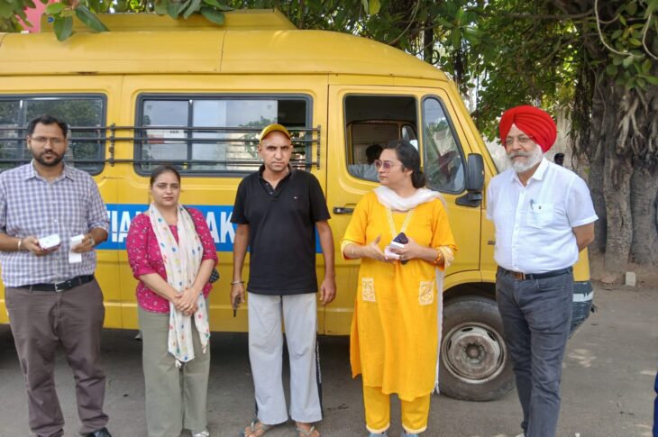 Patiala News:RTO Patiala Conducts Intensive Checking of School Vehicles under Safe School Vaahan Policy 