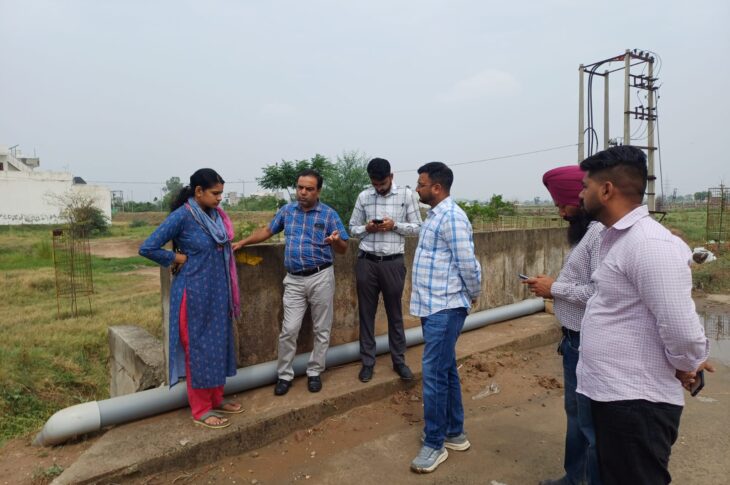 Patiala News: PDA Chief Administrator Reviews Rainwater Drainage and Strengthening of Embankments Along Badi Nadi During Monsoon Season