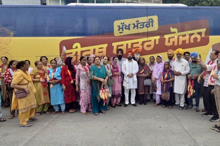 Patiala News:ਵਿਧਾਇਕ ਅਜੀਤਪਾਲ ਕੋਹਲੀ ਵਲੋਂ ਮੁੱਖ ਮੰਤਰੀ ਤੀਰਥ ਯਾਤਰਾ ਬੱਸ ਸ੍ਰੀ ਅੰਮ੍ਰਿਤਸਰ ਸਾਹਿਬ ਲਈ ਰਵਾਨਾ