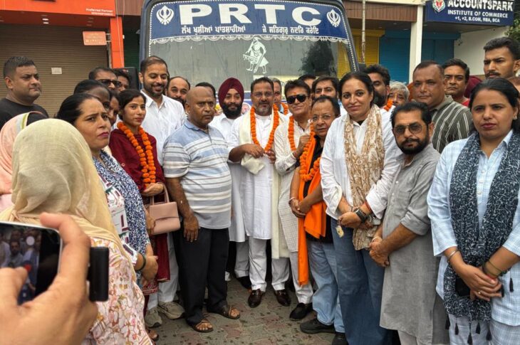 Patiala News:ਤ੍ਰਿਪੜੀ ਤੋਂ ਰਾਜਪੁਰਾ ਲਈ ਪੀਆਰਟੀਸੀ ਦੀ ਸਿੱਧੀ ਬੱਸ ਸੇਵਾ ਸ਼ੁਰੂ: ਚੇਅਰਮੈਨ ਹਰਪਾਲ ਜੁਨੇਜਾ -ਬਹਾਵਲਪੁਰ ਵੈਲਫੇਅਰ ਫਾਊਂਡੇਸ਼ਨ ਤੇ ਇਲਾਕਾ ਨਿਵਾਸੀਆਂ ਨੇ ਕੀਤਾ ਮਾਨ ਸਰਕਾਰ ਦਾ  ਧੰਨਵਾਦ