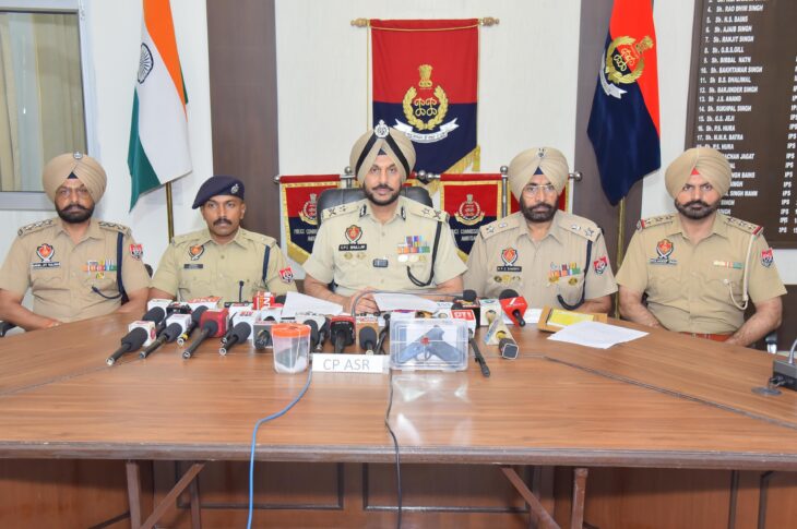 Punjab News:MAJOR TERROR CONSPIRACY FOILED IN AMRITSAR; ISI OPERATIVE HELD WITH HAND GRENADE, PISTOL