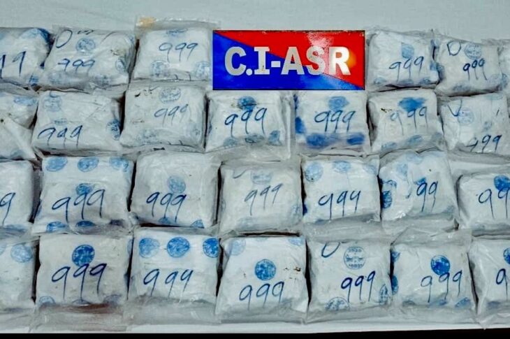 Punjab News: 30KG HEROIN RECOVERED IN AMRITSAR; TWO OPERATIVES HELD