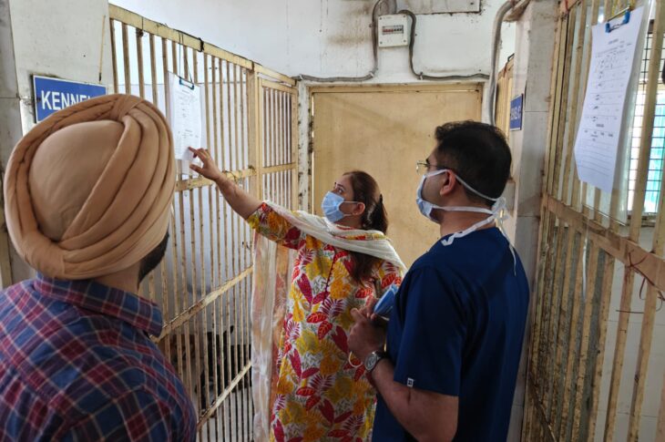 Patiala News:Municipal Corporation Patiala Strengthens Animal Birth Control Programme; Additional Commissioner Reviews ABC Centre