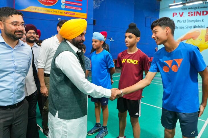 Punjab News:CM Bhagwant Singh Mann Reviews Preparedness for National Badminton Championship Slated to Be Held in Jalandhar  