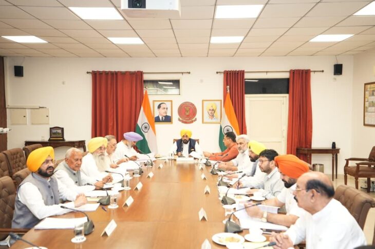 Punjab News:LED BY CM PUNJAB CABINET GIVES NOD TO CONVENE 13TH SESSION OF PUNJAB VIDHAN SABHA FROM AUGUST 3-10  