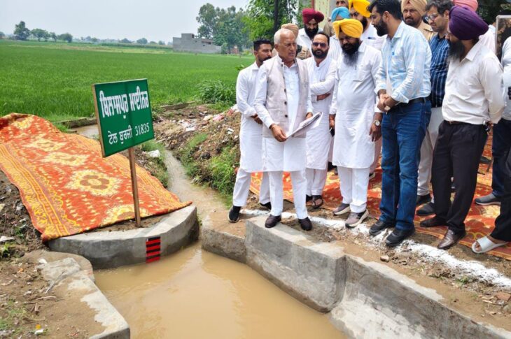 Punjab News:MANN GOVT’S CAMPAIGN TO ENSURE CANAL WATER REACHES EVERY FARM IN FULL SWING  