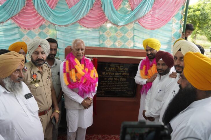Punjab News:Water Resources Minister Barinder Kumar Goyal inaugurates canal projects worth Rs.82 crore at Sandhu Kalan and Bhagatpura