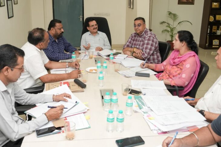 Punjab News:PSFC Chairman Bal Mukand Sharma directs tech upgradation & better monitoring of nutrition gardens