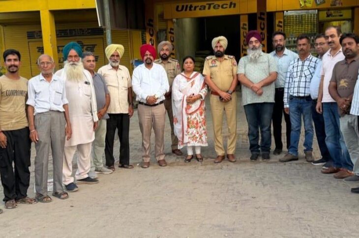 Patiala News:ਪੰਜਾਬ ਟ੍ਰੇਡ ਕਮਿਸ਼ਨ ਦੇ ਵਾਈਸ ਚੇਅਰਮੈਨ ਗੁਰਪ੍ਰੀਤ ਸਿੰਘ ਧਮੋਲੀ ਨੇ ਬਿਲਡਿੰਗ ਮਟੀਰੀਅਲ ਐਸੋਸੀਏਸ਼ਨ ਦੀ ਪੁਲਸ ਪ੍ਰਸ਼ਾਸਨ ਨਾਲ ਮੁਲਾਕਾਤ ਕਰਵਾਈ
