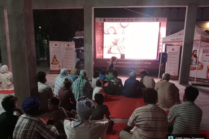 Patiala News:ਰਾਜਪੁਰਾ ਬਲਾਕ ਦੇ ਪਿੰਡ ਧਰਮਗੜ੍ਹ ਅਤੇ ਅਲੂਣਾ ਵਿੱਚ ਦਿਖਾਈ ਗਈ ਸ੍ਰੀ ਗੁਰੂ ਰਵਿਦਾਸ ਜੀ ਦੀ ਵਿਸ਼ੇਸ਼ ਦਸਤਾਵੇਜ਼ੀ