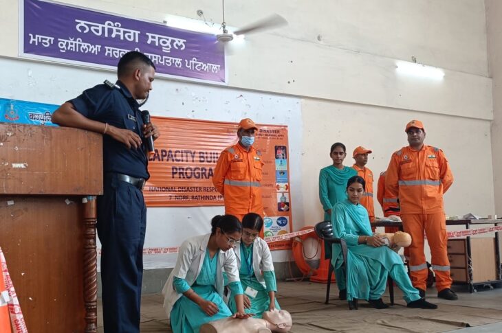 Patiala News: A 'Disaster Response Training Program' was conducted at Mata Kushallya Hospital, Patiala with the aim of further strengthening the hospital's disaster management capacity and emergency preparedness.