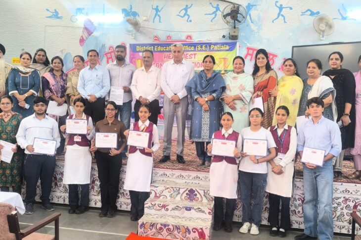 Patiala News:ਨੀਟ 2026 ਕੁਆਲੀਫਾਈਡ ਵਿਦਿਆਰਥੀਆਂ ਤੇ ਉਨ੍ਹਾਂ ਦੇ ਅਧਿਆਪਕਾਂ ਦਾ ਜਿਲ੍ਹਾ ਸਿੱਖਿਆ ਅਫਸਰ ਸੈਕੰਡਰੀ ਵੱਲੋ ਕੀਤਾ ਸਨਮਾਨ