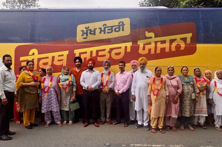 Patiala News:Two more buses left from Patiala by MLA Ajitpal Singh Kohli under Chief Minister's pilgrimage