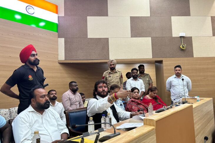 Patiala News:Chandan Grewal congratulates sanitation workers on salary hike