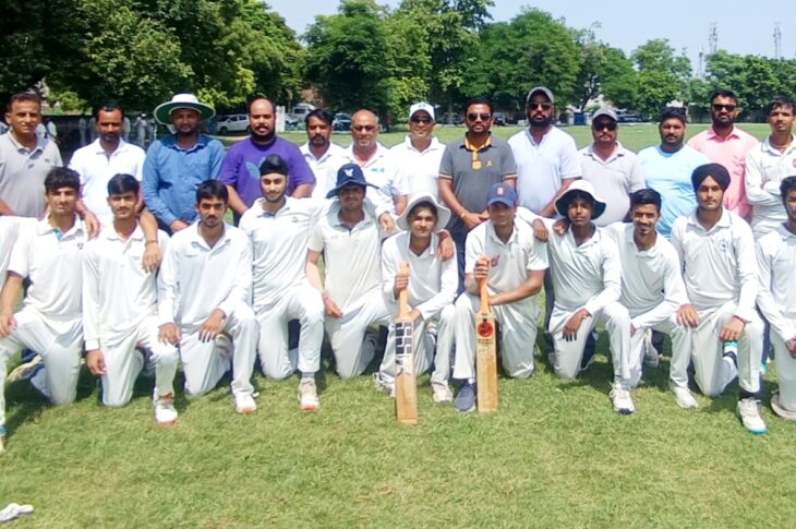 Patiala News:Boys' cricket competitions were held in the 70th District School Games.