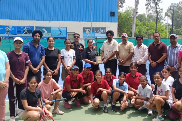 Patiala News:Zone PT-2 organized girls' zonal lawn tennis tournament