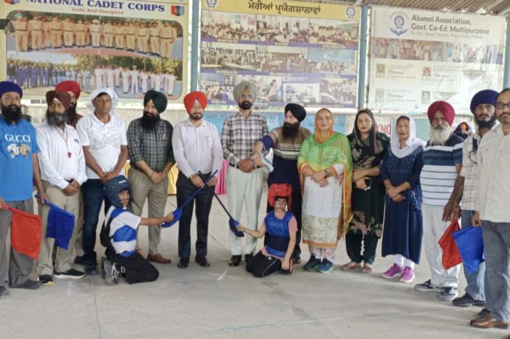 Patiala News:Girls' Gatka competitions were held in the 70th District School Tournament