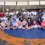 Patiala News:Boys' Greco-Roman wrestling competitions were held in the 70th District School Games.