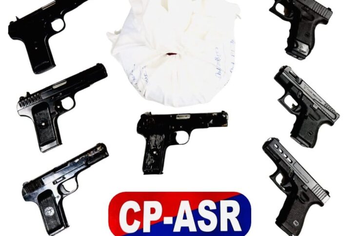 Punjab News:FIVE LINKED TO CROSS-BORDER SMUGGLING MODULE HELD WITH 7 PISTOLS, 2KG HEROIN IN AMRITSAR