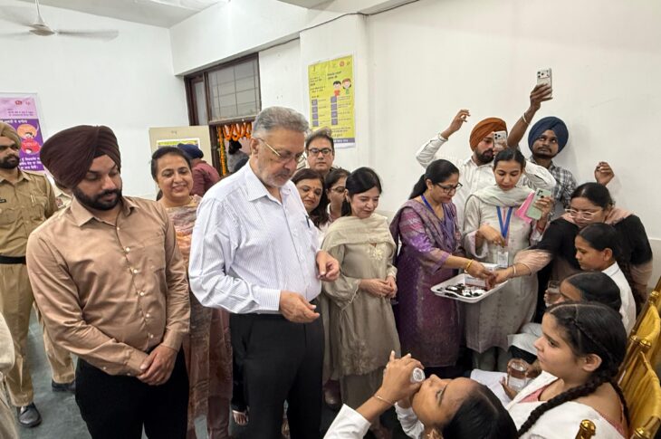 Punjab News:Health Minister Dr. Balbir Singh Launches State-Level Deworming Campaign from Mohali