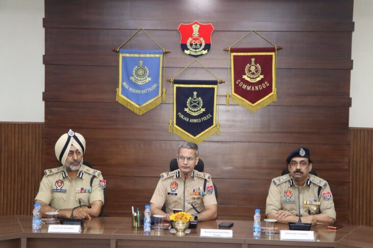 Punjab News:AHEAD OF I-DAY, DGP PUNJAB DIRECTS DISTRICT POLICE CHIEFS TO ENHANCE PATROLLING AND SURVEILLANCE