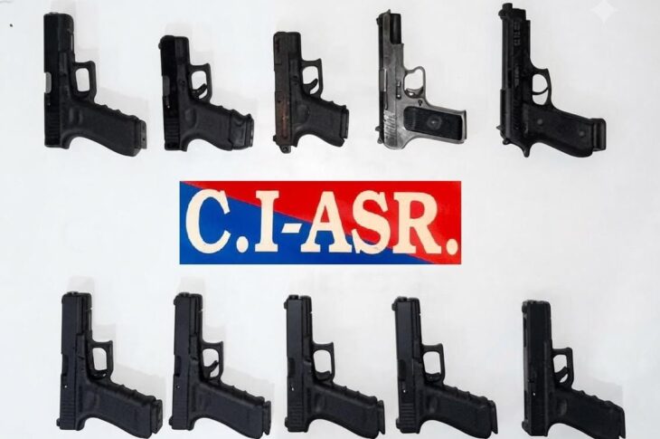 Punjab News:TWO LINKED TO ILLEGAL ARMS SMUGGLING NETWORK HELD WITH 10 SOPHISTICATED PISTOLS IN AMRITSAR
